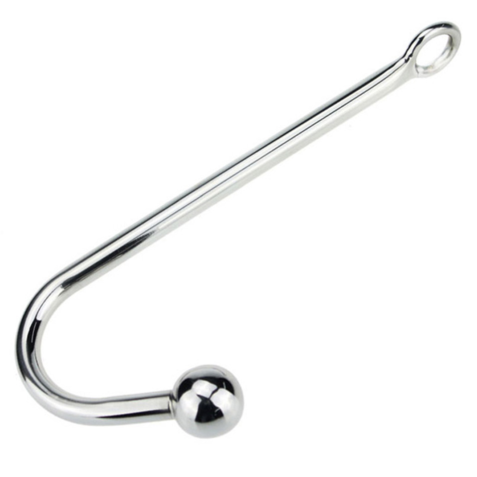Camatech Mens Prostate Massager Stainless Steel Anal Beads Metal Butt Plug Erotic Gay Toy With Anus Ball Hole - 5