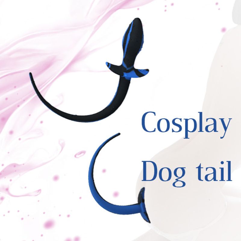Silicone Anal Plug With Cosplay Dog Tail Couples Flirt Toy For Anus Stimulation Adult Masturbation Accessory - 5