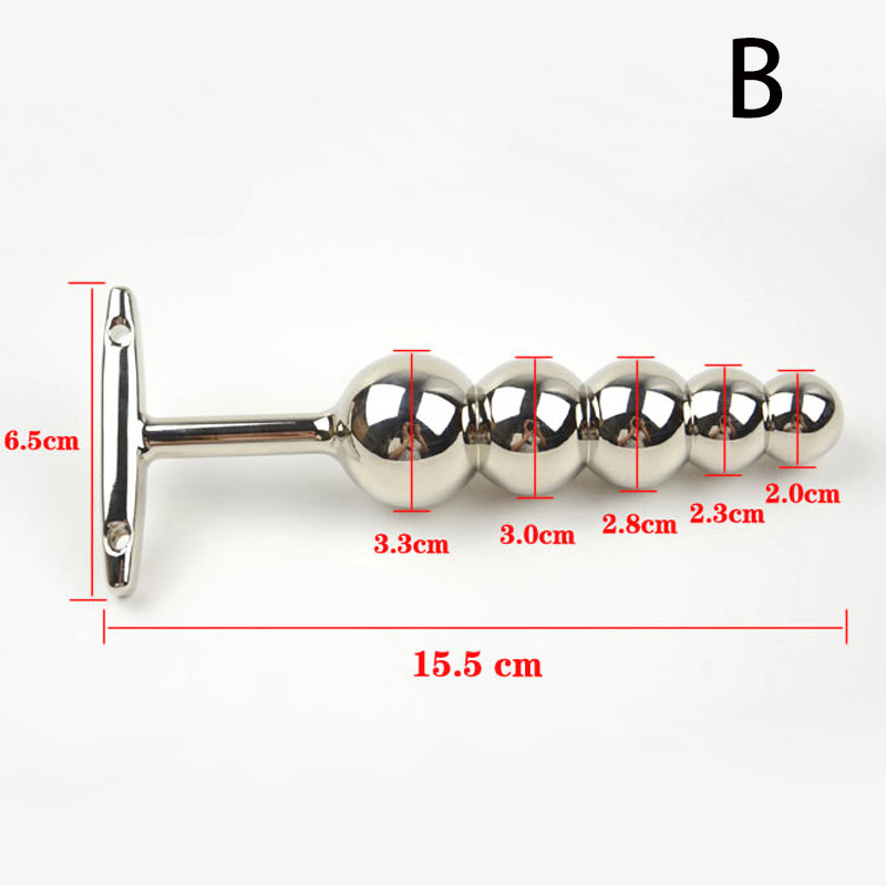 Stainless Steel Gspot Wand Pspot Stimulator Dildo Anal Plug Massage Stick Sex Toy For Men And Women - 1