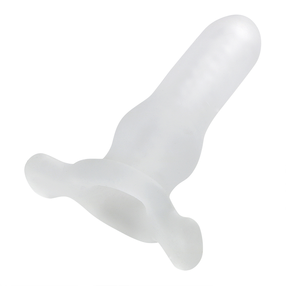 Silicone Hollow Anal Plug With Prostate Massager Soft Dildo Insert For Men Women Gay - 8