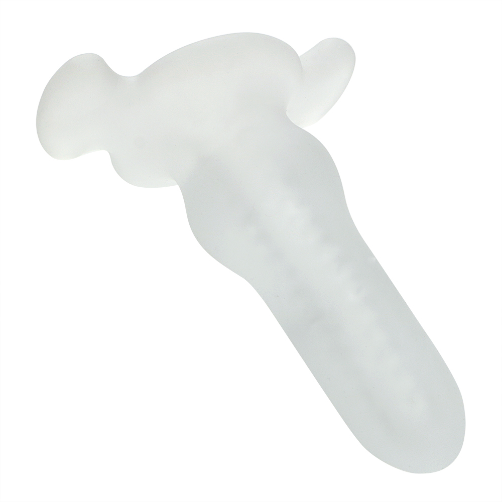 Silicone Hollow Anal Plug With Prostate Massager Soft Dildo Insert For Men Women Gay - 4
