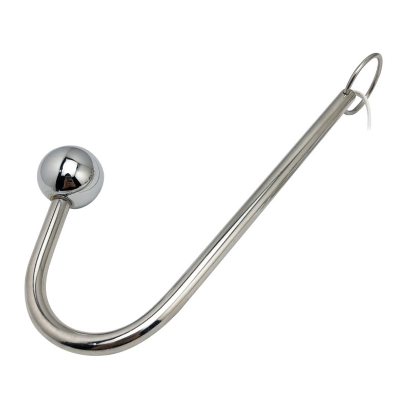 Stainless Steel Electro Shock Anal Hook Prostate Massager Unisex Sex Toy For Pleasure Stimulation - 4