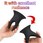 Opening Hollow Anal Butt Plug And Tunnels Silicone Expanding Vagina Speculum Erotic Sex Toy For Women Men Gay - 5