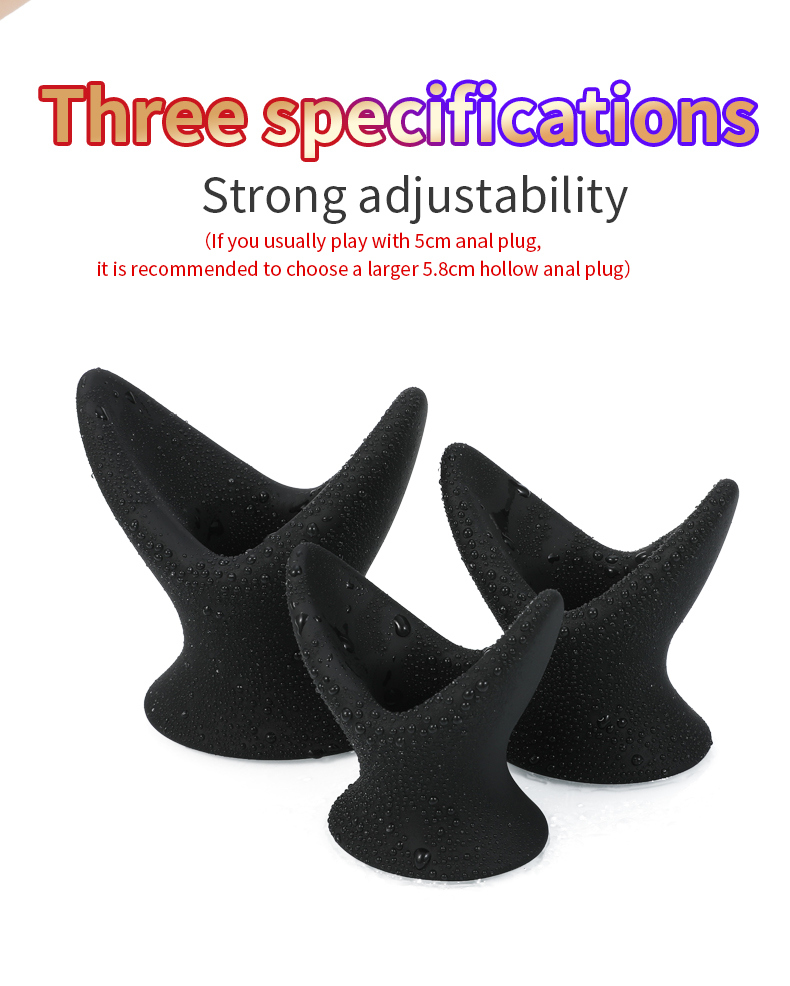 Silicone Hollow Anal Plug Expandable Vagina Speculum Erotic Adult Sex Toy For Women Men And Gay Individuals - 12