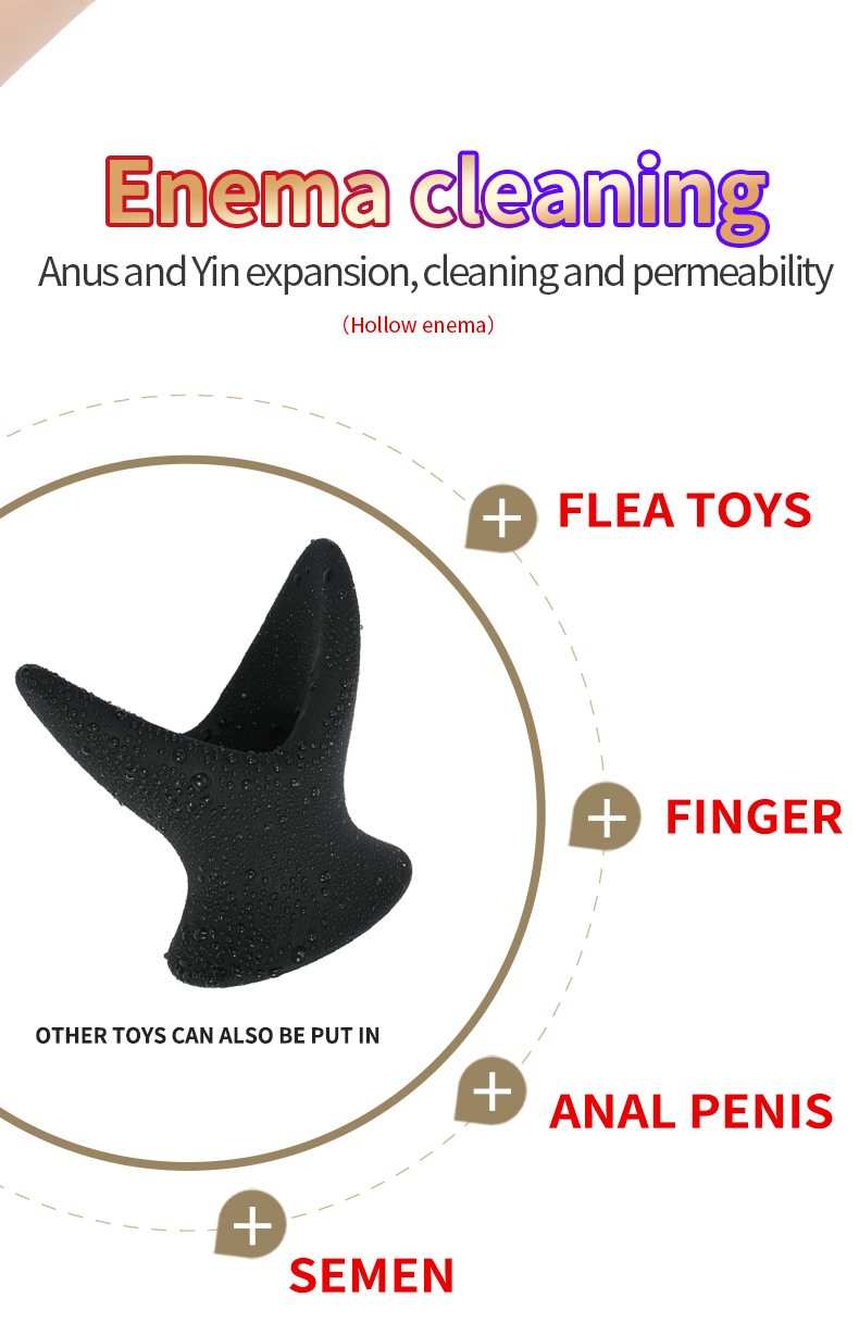 Silicone Hollow Anal Plug Expandable Vagina Speculum Erotic Adult Sex Toy For Women Men And Gay Individuals - 10