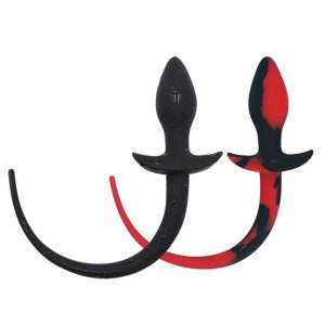 Silicone Dog Tail Anal Plug Toys For Adults Slave Women Men Gay Sex Games G-spot