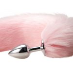 2pcs Set Fluffy Faux Fur Tail Metal Butt Plug Cute Cat Ears Headband For Role Play Party Costume Prop Adult Sex Toys - 4