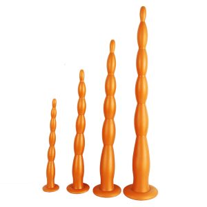 Super Long Silicone Anal Bead Large Butt Plug Prostate Massage Anus Big Adult Erotic Sex Toys For Men Woman