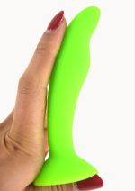 Fluorescent Silicone Anal Plug Mini Butt Sex Products G Spot Stimulate Masturbator Suction Dildo Shop - 5