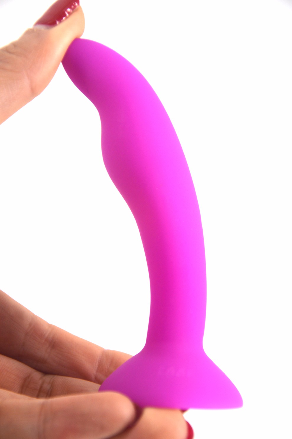 Mini Silicone Anal Plug Fluorescent Gspot Stimulator Suction Dildo Masturbator Adult Sex Toy Product - 14