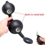 Inflatable Anal Beads Huge Plug With Cock Ring Prostate Massage Anus Expansion Big Butt Sex Toys For Men - 4