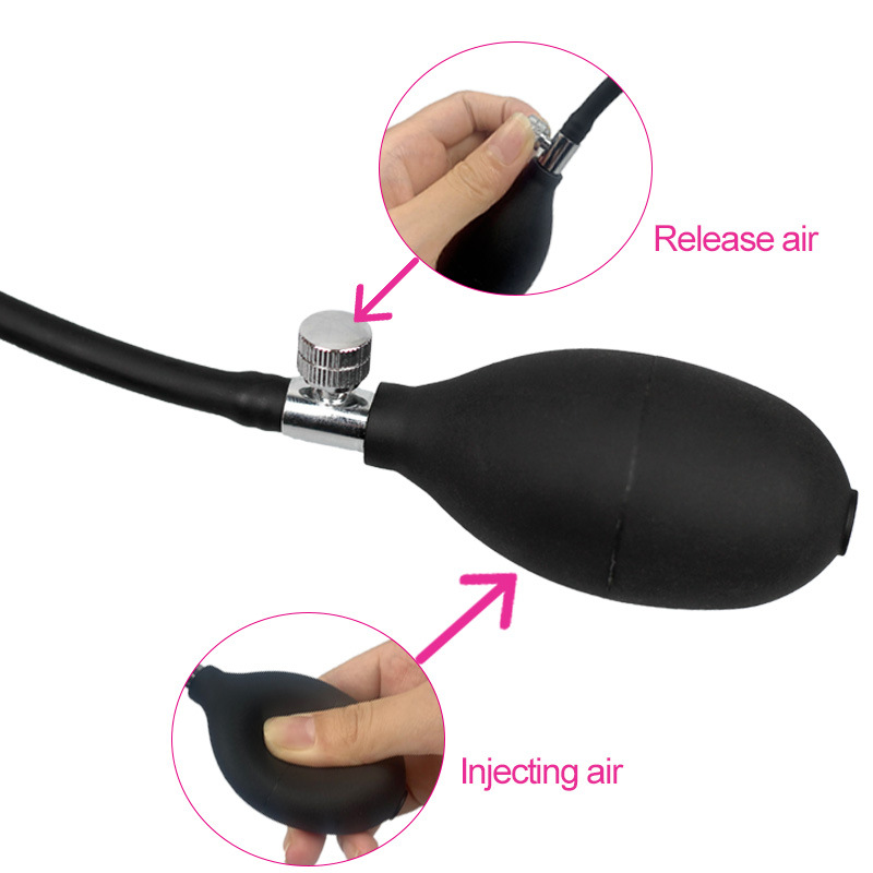 Large Silicone Inflatable Anal Plug Gspot Stimulator Nonvibrating Adult Sex Toy For Men And Women - 11