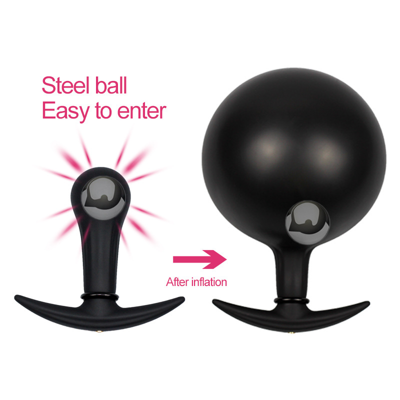 Large Silicone Inflatable Anal Plug Gspot Stimulator Nonvibrating Adult Sex Toy For Men And Women - 9