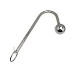 25 30 35mm Huge Electric Shock Vibration Anal Hook Stainless Steel Anus Stimulation Buttplug Gspot Beads Butt Plug Sexshop - 5