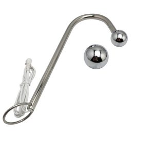 25 30 35mm Huge Electric Shock Vibration Anal Hook Stainless Steel Anus Stimulation Buttplug Gspot Beads Butt Plug Sexshop - 2