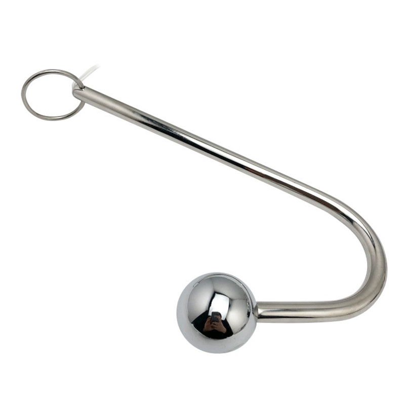 Electric Shock Stainless Steel Anal Hook 2535mm Vibration Stimulation Gspot Beads Butt Plug For Sexual Pleasure - 5
