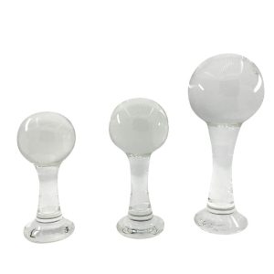 3 Size Glass Anal Plug Set Balls Butt Prostata Massage Huge Buttplug Sex Toys For Women Men - 2