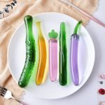 Crystal Anal Plug Cucumber Banana Fruits Masturbation Sex Toys G Spot Massage Prostate Massager Erotic For Women Gay - 2
