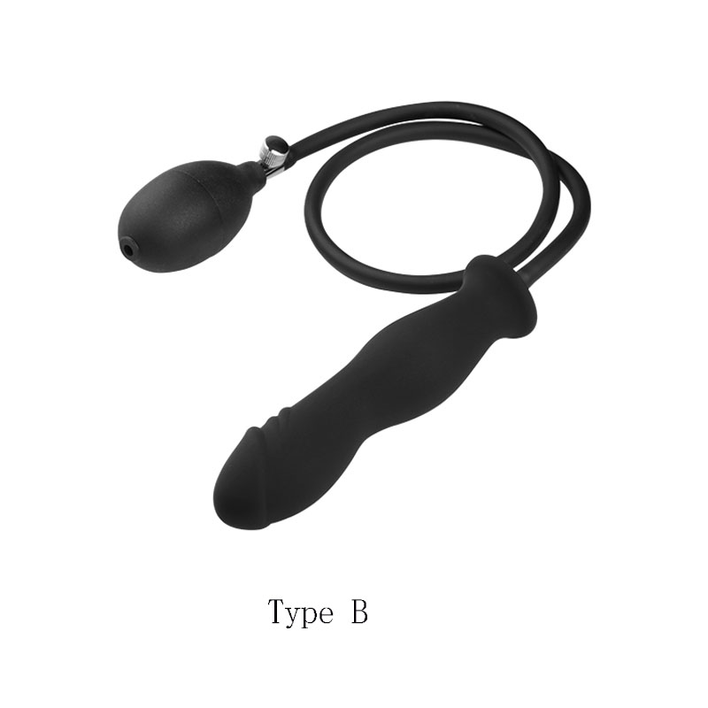 Extralarge Inflatable Anal Butt Plug Expandable Huge Dildo Pump Adult Sexual Pleasure Toy Ultimate Extender Balls - 3
