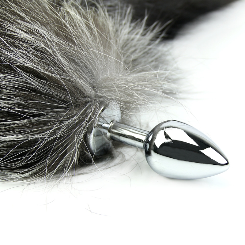 Quality Erotic Faux Fox Tail Butt Plug Sexy Adult Product For Romantic Anal Play - 7