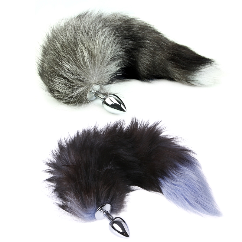 Quality Erotic Faux Fox Tail Butt Plug Sexy Adult Product For Romantic Anal Play - 1
