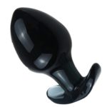 125x 66mm Huge Smooth Crystal Glass Black Pink Dildo Anal Dilation Butt Plug Sex Toys For Men Women Big Ass Buttplug - 4