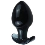 125x 66mm Huge Smooth Crystal Glass Black Pink Dildo Anal Dilation Butt Plug Sex Toys For Men Women Big Ass Buttplug - 2