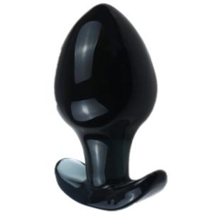 125x 66mm Huge Smooth Crystal Glass Black Pink Dildo Anal Dilation Butt Plug Sex Toys For Men Women Big Ass Buttplug - 2