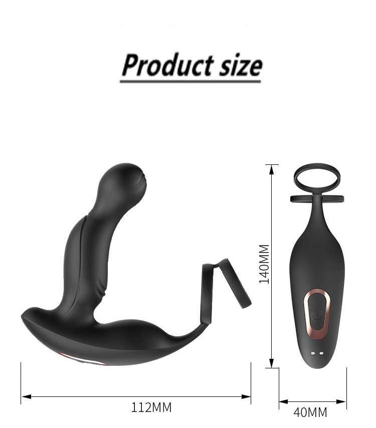 Wireless Remote Anal Vibrator Male Prostate Massager Vibrating Butt Plug Masturbation Toy Adult Pleasure Products For Men Gay - 22