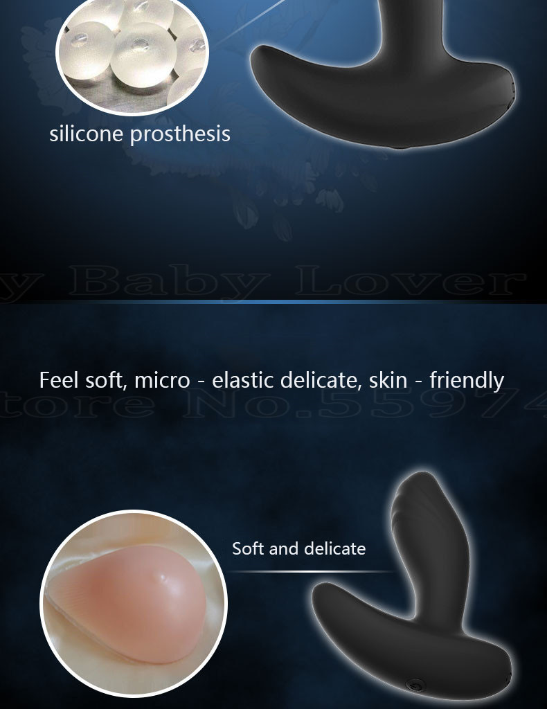 Wireless Remote Anal Vibrator Male Prostate Massager Vibrating Butt Plug Masturbation Toy Adult Pleasure Products For Men Gay - 9