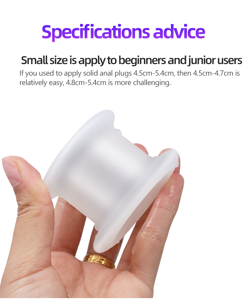 Large Silicone Prostate Massager Anal Plug And Vaginal Ring Hollow Speculum Sex Toys - 5