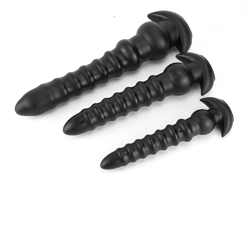 Large Silicone Anal Plug Vaginal Stimulator Prostate Massager Beaded Butt Expander For Men And Women - 13