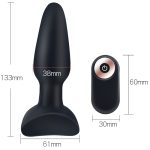 Remote Butt Plug 7 Frequencies Vibration Impact Wave Anal Plugs Bdsm Toys Intimate Goods For Prostate Massage - 6