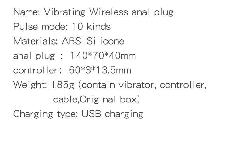 7frequency Vibrating Prostate Massager Remote Control Anal Plug Bdsm Toy Adult Intimacy Product For Men - 11