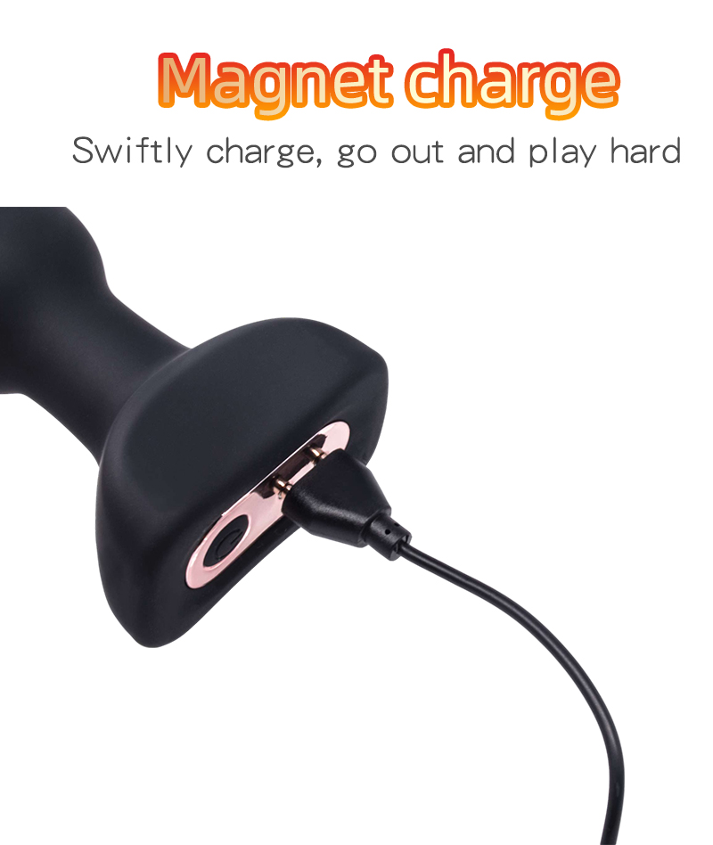 7frequency Vibrating Prostate Massager Remote Control Anal Plug Bdsm Toy Adult Intimacy Product For Men - 8