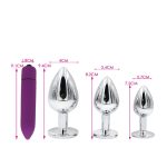 Stainless Steel Butt Plug Dildo Vibrator Anal Adult Massager Balls Sex Toys For Woman Men Shop - 6