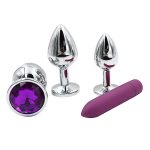 Stainless Steel Butt Plug Dildo Vibrator Anal Adult Massager Balls Sex Toys For Woman Men Shop - 3