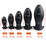 Egg Plugs Super Soft Butt Huge Anal Plug Silicone Prostate Massager Anus Heavy Stimulator Sex Toys - 6