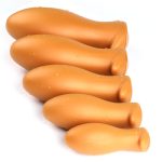 Egg Plugs Super Soft Butt Huge Anal Plug Silicone Prostate Massager Anus Heavy Stimulator Sex Toys - 3