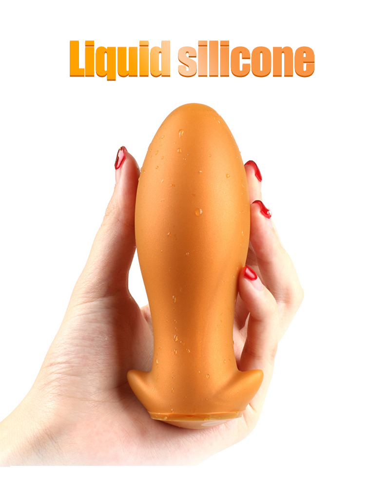 Quality Silicone Huge Anal Plug Super Soft Prostate Massager For Intense Anus Stimulation - 11