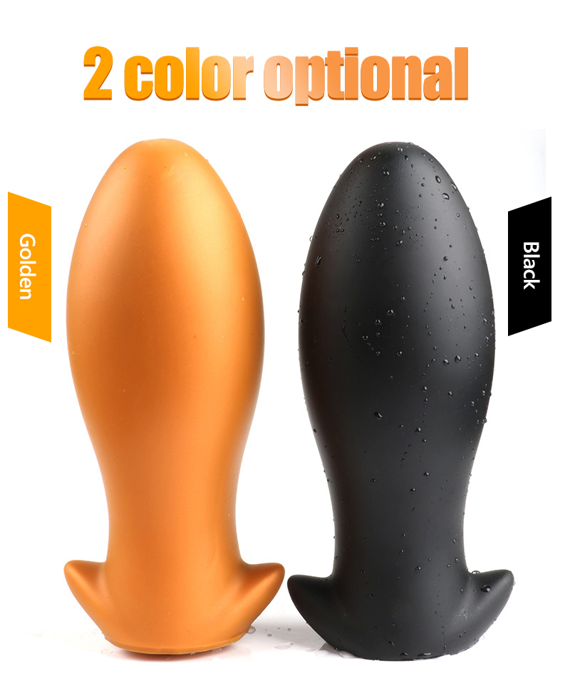 Quality Silicone Huge Anal Plug Super Soft Prostate Massager For Intense Anus Stimulation - 10