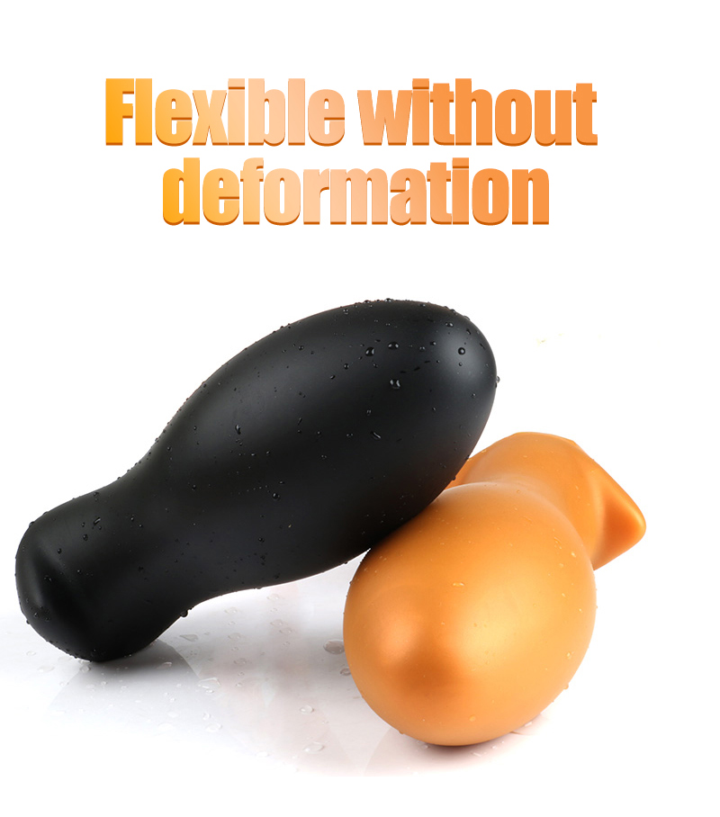 Quality Silicone Huge Anal Plug Super Soft Prostate Massager For Intense Anus Stimulation - 6