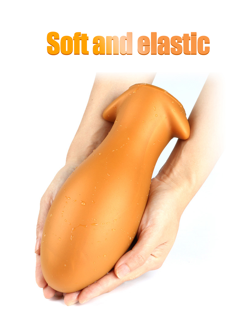 Quality Silicone Huge Anal Plug Super Soft Prostate Massager For Intense Anus Stimulation - 4