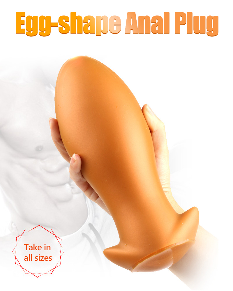 Quality Silicone Huge Anal Plug Super Soft Prostate Massager For Intense Anus Stimulation - 2
