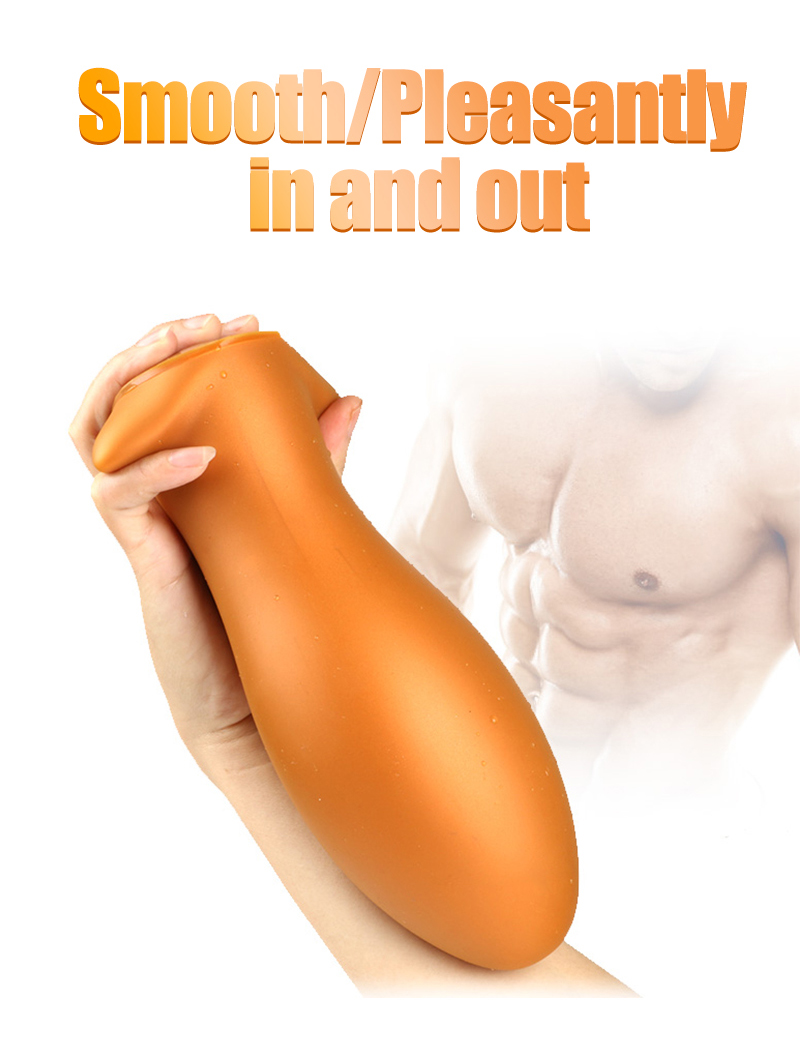 Quality Silicone Huge Anal Plug Super Soft Prostate Massager For Intense Anus Stimulation - 1