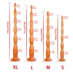 Super Long Anal Toys Large Bead With Suction Cup Prostate Massager Anus Big Butt Plug Sex For Men Woman - 6