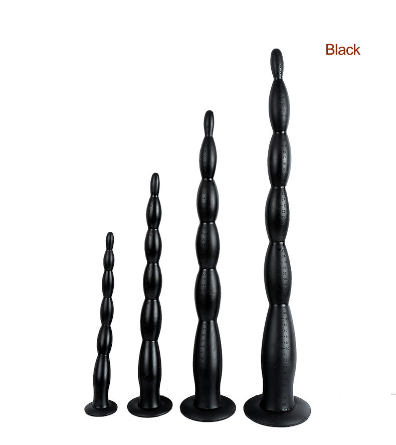 Extra Large Anal Beads With Suction Cup Prostate Massager Unisex Big Butt Plug For Intense Pleasure - 12