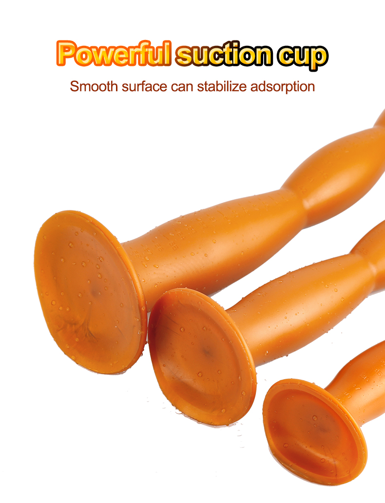 Extra Large Anal Beads With Suction Cup Prostate Massager Unisex Big Butt Plug For Intense Pleasure - 5