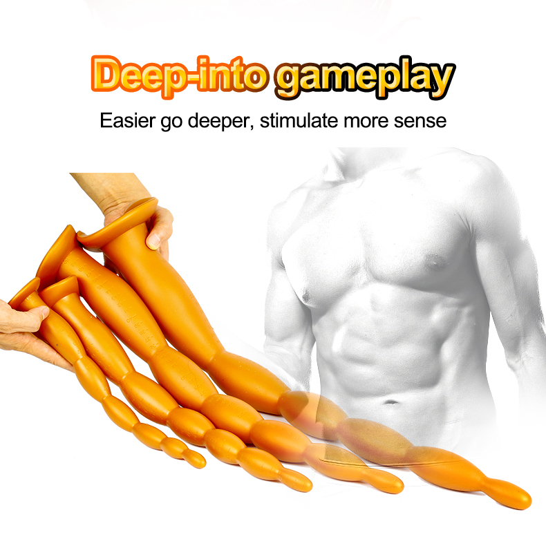 Extra Large Anal Beads With Suction Cup Prostate Massager Unisex Big Butt Plug For Intense Pleasure - 2