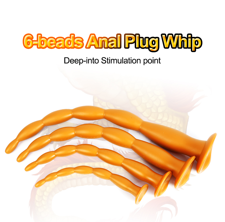 Extra Large Anal Beads With Suction Cup Prostate Massager Unisex Big Butt Plug For Intense Pleasure - 1